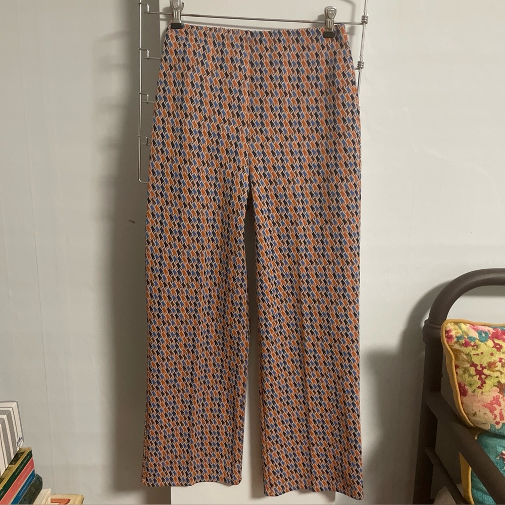 Vintage Geometric Retro SEARS Pull-on Pants Funky